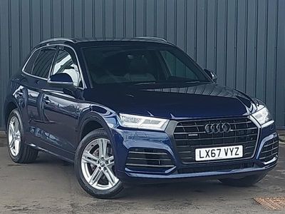Used Audi Q5 S-Line 190 HP (139 kW) 2017 Blue SUV