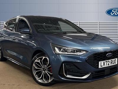 Blue Used 2022 Ford Focus ST-Line Hatchback | £18,826 (Fair price)