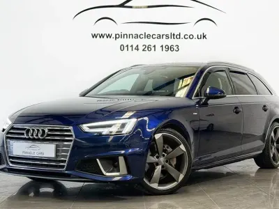 Second-hand Audi A4 S-Line 190 CP (139 kW) 2019 Albastru Break
