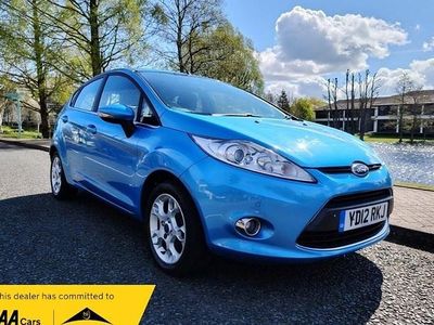 Used Ford Fiesta Zetec 94 HP (69 kW) 2012 Blue Hatchback