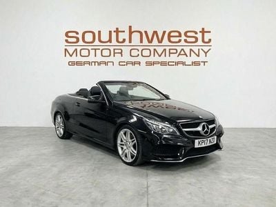 Used Mercedes E350 AMG line 258 HP (189 kW) 2017 Black Cabriolet