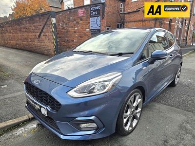 Used Ford Fiesta ST-Line 100 HP (73 kW) 2019 Blue Hatchback