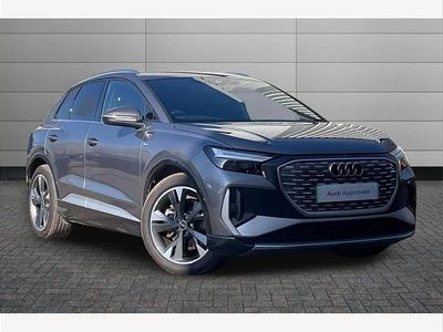 Used Audi Q4 e-tron S-Line 219 kW (299 HP) 2022 Typhoon grey SUV