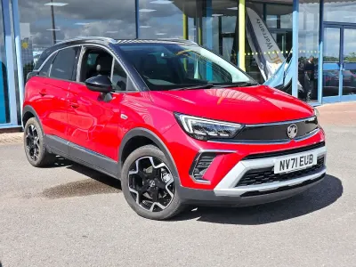 Used Vauxhall Crossland Ultimate 130 HP (95 kW) 2021 Red SUV