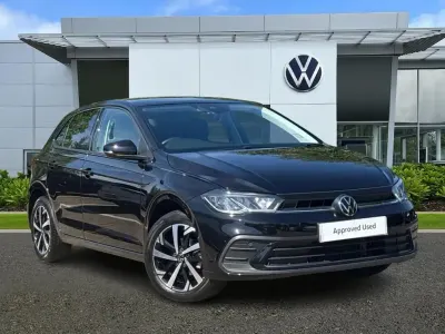 Used VW Polo Match 95 HP (69 kW) 2024 Black Hatchback