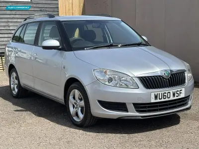 Used Skoda Fabia SE 105 HP (77 kW) 2010 Silver Estate