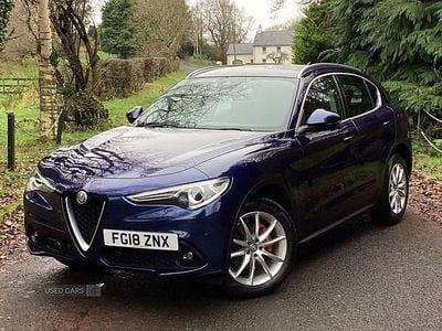 Blue Used 2018 Alfa Romeo Stelvio Edizione Speciale SUV | £13,995 (Expensive)
