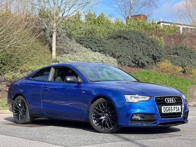Used Audi A5 Black Edition 190 HP (139 kW) 2016 Blue Coupe