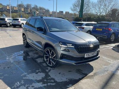 Used Skoda Karoq SportLine 190 HP (139 kW) 2023 Graphite grey metallic SUV