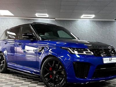 Blue Used 2021 Land Rover Range Rover Sport SVR SUV | £54,990 (Fair price)