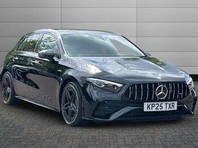 Used Mercedes A35 AMG Premium Plus 316 HP (232 kW) 2025 Black Hatchback