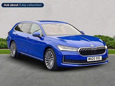 Used Skoda Superb 201 HP (147 kW) 2025 Blue Estate