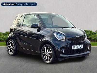 Black Used 2021 Smart ForTwo Electric Drive Exclusive Coupe | £10,299 (A bit pricey)