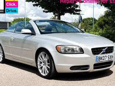 Used Volvo C70 SE Lux 178 HP (130 kW) 2007 Silver Cabriolet