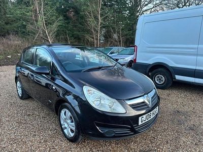 Black Used 2008 Vauxhall Corsa Hatchback | £1,795 (Fair price)