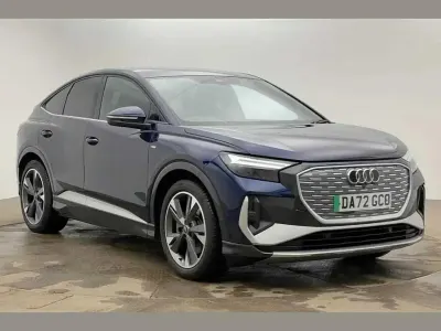 Used Audi Q4 e-tron S-Line 219 kW (299 HP) 2022 Blue SUV