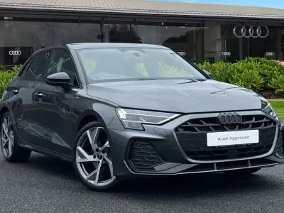 New Audi A3 Black Edition 150 HP (110 kW) 2025 Grey Hatchback