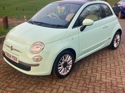 Used Fiat 500 Lounge 69 HP (50 kW) 2015 Green Hatchback
