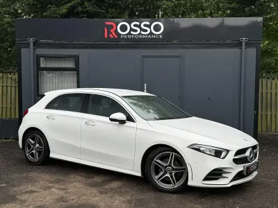 Used Mercedes A200 AMG Line Premium 2018 White Hatchback