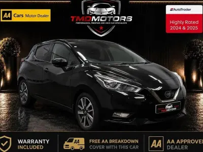 Used Nissan Micra N-Connecta 90 HP (66 kW) 2017 Black Hatchback