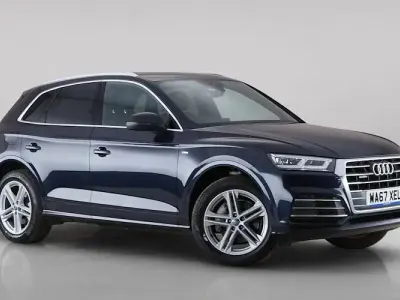 Used Audi Q5 S-Line 190 HP (139 kW) 2017 Blue SUV
