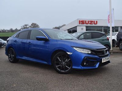 Blue Used 2020 Honda Civic SR Hatchback | £11,982 (Fair price)