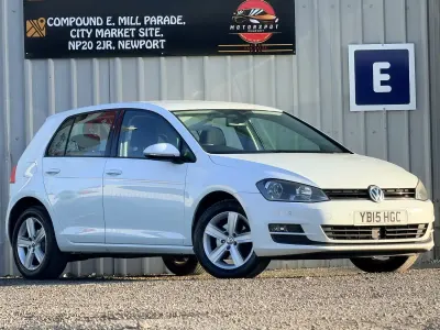 Used VW Golf VII Match 110 HP (80 kW) 2015 White Hatchback