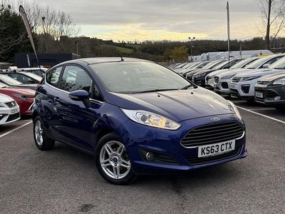 Used Ford Fiesta Zetec 2013 Blue Hatchback
