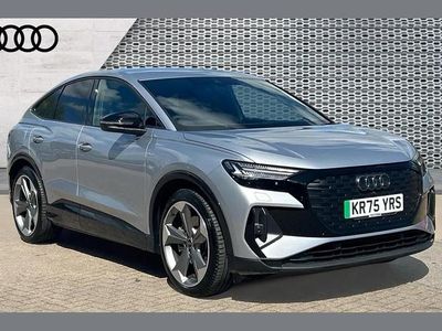 Begagnad Audi Q4 Sportback e-tron Black Edition 206 kW (281 HK) 2025 Silver SUV
