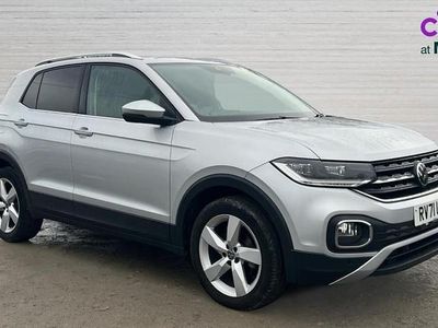 Reflex silver metallic Used 2021 VW T-Cross SEL SUV | £14,535 (Fair price)