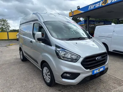Used Ford Transit Custom 105 HP (77 kW) 2022 Silver Van
