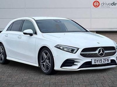 Used Mercedes A250 AMG Line Premium 224 HP (164 kW) 2019 White Hatchback