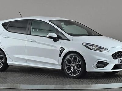 Usado Ford Fiesta ST-Line 125 HP (91 kW) 2019 Branco Citadino