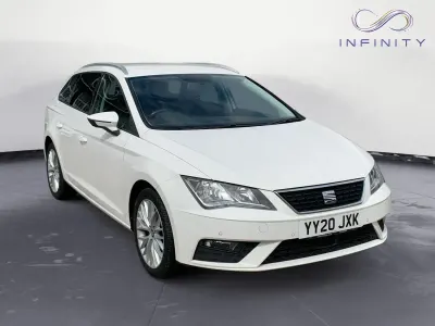 Used Seat Leon SE Dynamic 150 HP (110 kW) 2020 White Estate