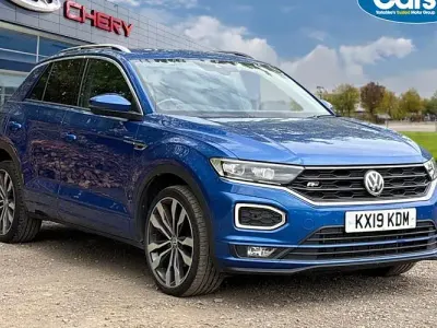 Used VW T-Roc R-line 150 HP (110 kW) 2019 Blue SUV