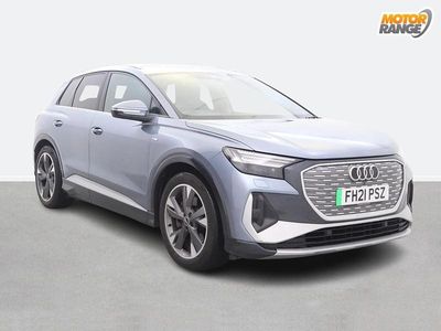 Used Audi Q4 e-tron S-Line 150 kW (204 HP) 2021 Blue SUV