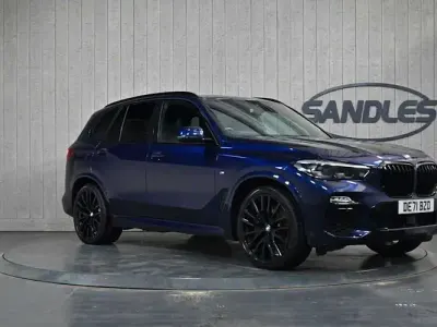 Used BMW X5 M Sport 394 HP (289 kW) 2021 Blue SUV