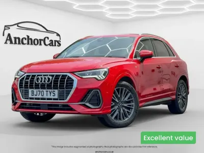 Używany Audi Q3 S-Line 190 KM (139 kW) 2020 Czerwony SUV