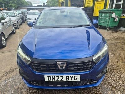 Used Dacia Sandero Comfort 100 HP (73 kW) 2022 Blue Hatchback
