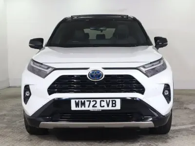 Used Toyota RAV4 Hybrid 2022 White and black SUV