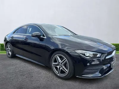 Used Mercedes CLA180 AMG line 136 HP (100 kW) 2019 Black Coupe
