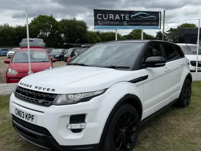 Used Land Rover Range Rover evoque Dynamic 190 HP (139 kW) 2013 White SUV