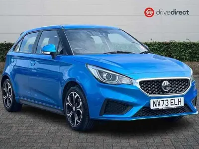 Used MG MG3 Excite 106 HP (77 kW) 2023 Blue Hatchback