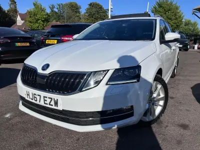 Used Skoda Octavia SE L 150 HP (110 kW) 2017 White Estate