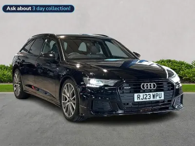 Used Audi A6 Black Edition 204 HP (150 kW) 2023 Black Estate