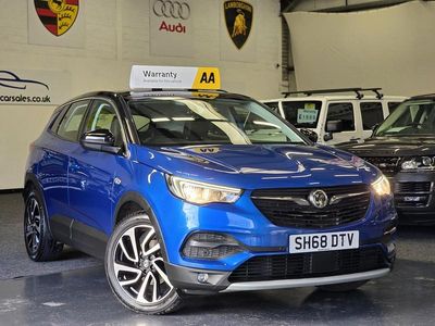 Used Vauxhall Grandland X Elite 130 HP (95 kW) 2018 Blue SUV