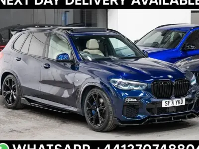 Used BMW X5 M Sport 394 HP (289 kW) 2021 Blue SUV