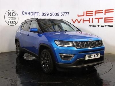 Blue/black Used 2021 Jeep Compass SUV | £15,488 (Fair price)