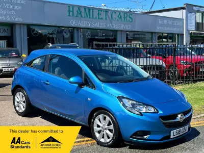 Used Vauxhall Corsa 75 HP (55 kW) 2018 Blue Hatchback