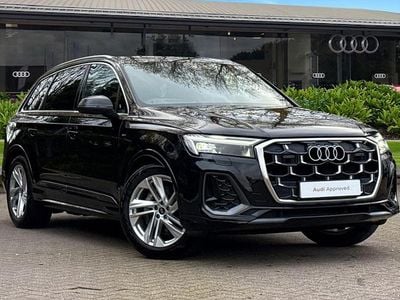 Black Used 2025 Audi Q7 S-Line SUV | £54,950 (Expensive)